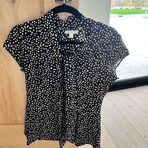 Banana republic Polk a dot blouse. Size 8.